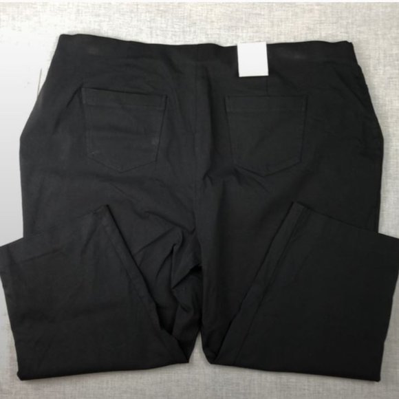 SOLD - Style & Co Black Pull On Capri Pants NWT - Picture 4 of 5